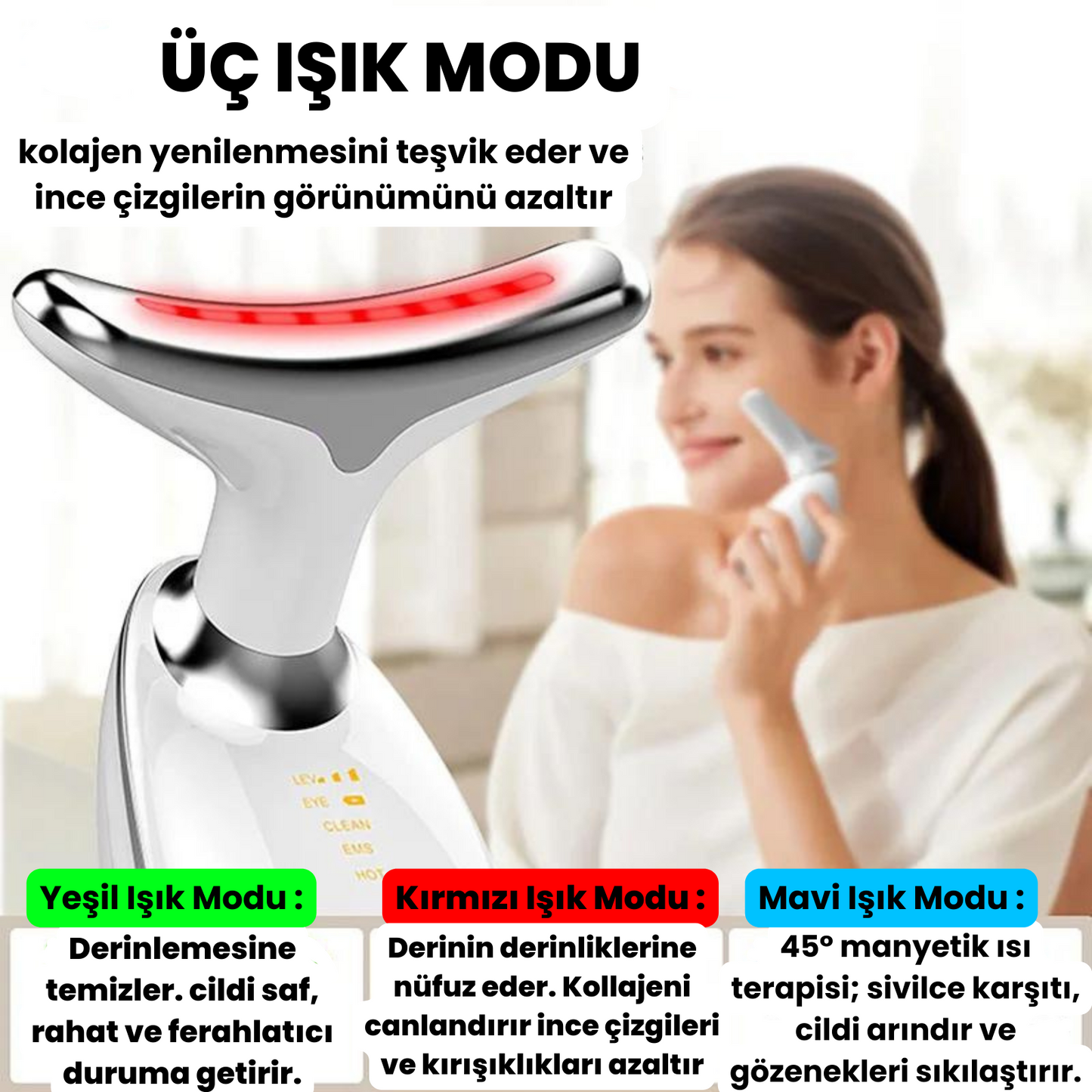 Yüz Şekillendirici  Akıllı Masaj Aleti